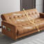 Canapé modulaire brun en polyester avec rangement