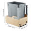 Poubelle escamotable 35QT