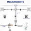 Vivo Multi-Screen Desktop Mount
