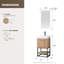 Alistair 17.7" Single Bathroom Vanity Set with Mirror-1797006231-1797006229-1797006228