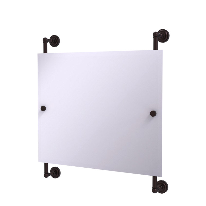 Marchmont Wall Mirror, Antique Bronze, 28.3" H x 26" W
