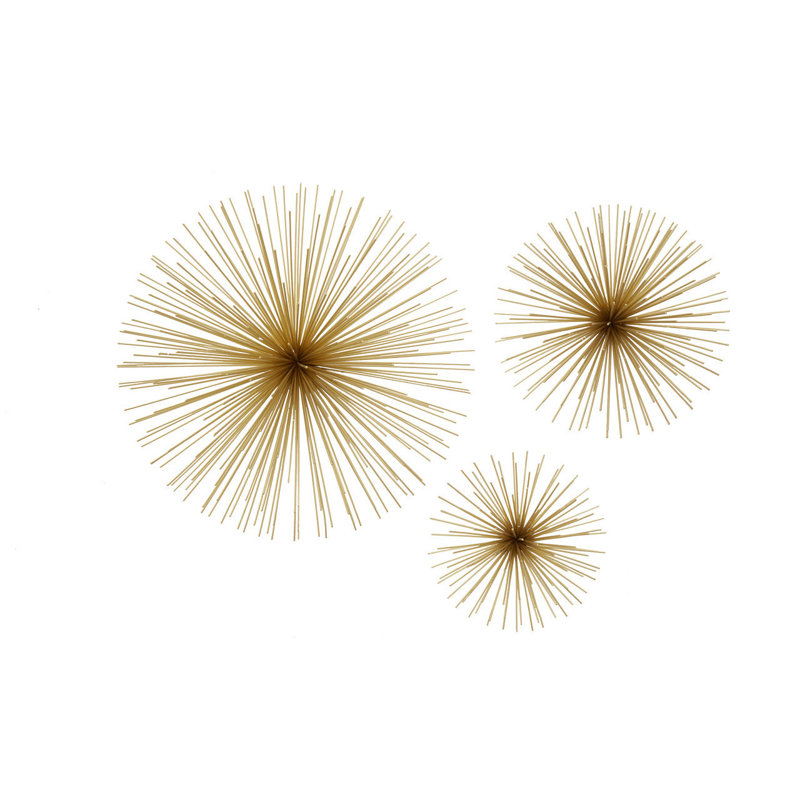 Seamon Glam Abstract Wall Decor on Metal