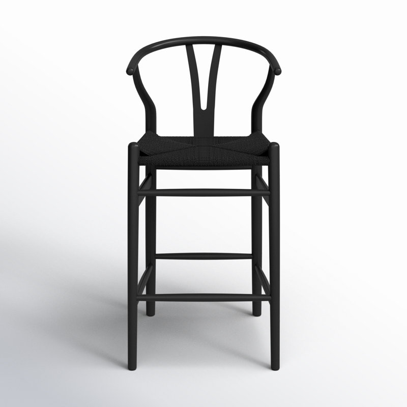 Margo 26" Wood Counter Stool, Black
