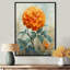 Orange orange, fleur parfumée, souci I - impression murale souci-473289130-310088976