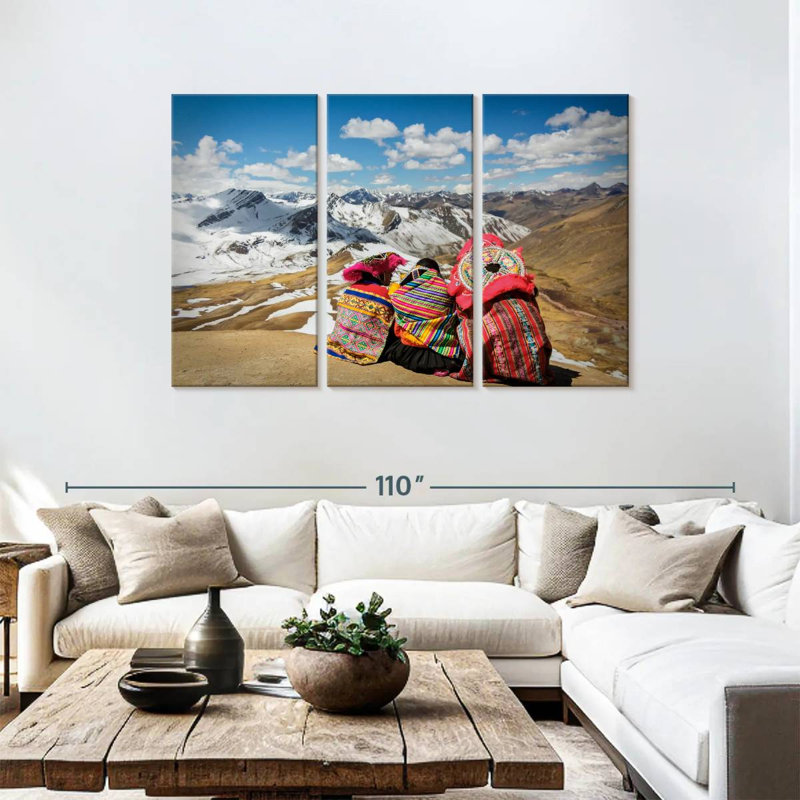 Nicci Natives Of Cusco, 28" H x 45" W