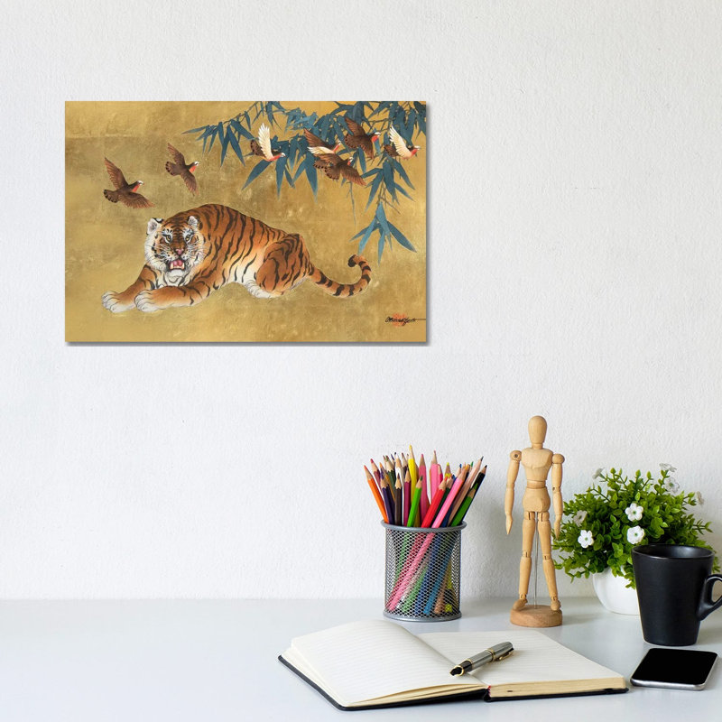 Flight - Painting on Canvas, Wrapped Canvas, 20.32 cm H x 30.48 cm W