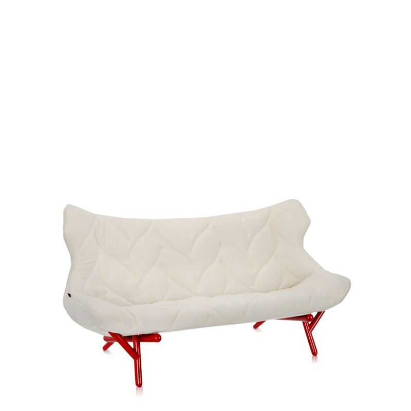 Foliage Loveseat, Red, Green Trevira™