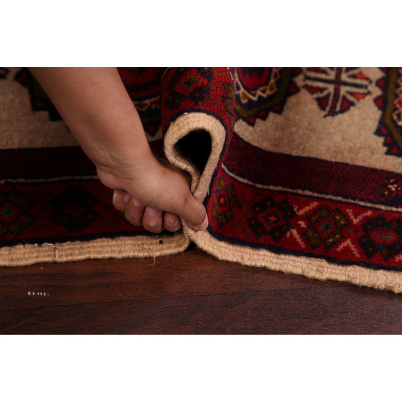 One-of-a-Kind 2'11" X 4'11" New Age Wool Area Rug in Brown