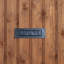 Hammer & Tongs - Rustic Letter Plate - W255mm x H85mm - Black