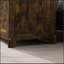Coffre de rangement 39,4 po avec 2 charnières de sécurité, boîte en bois, brun rustique