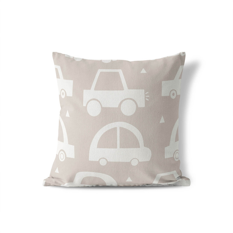 Coussin Driveway, H 20 po x l 20 po, Taupe / ivoire