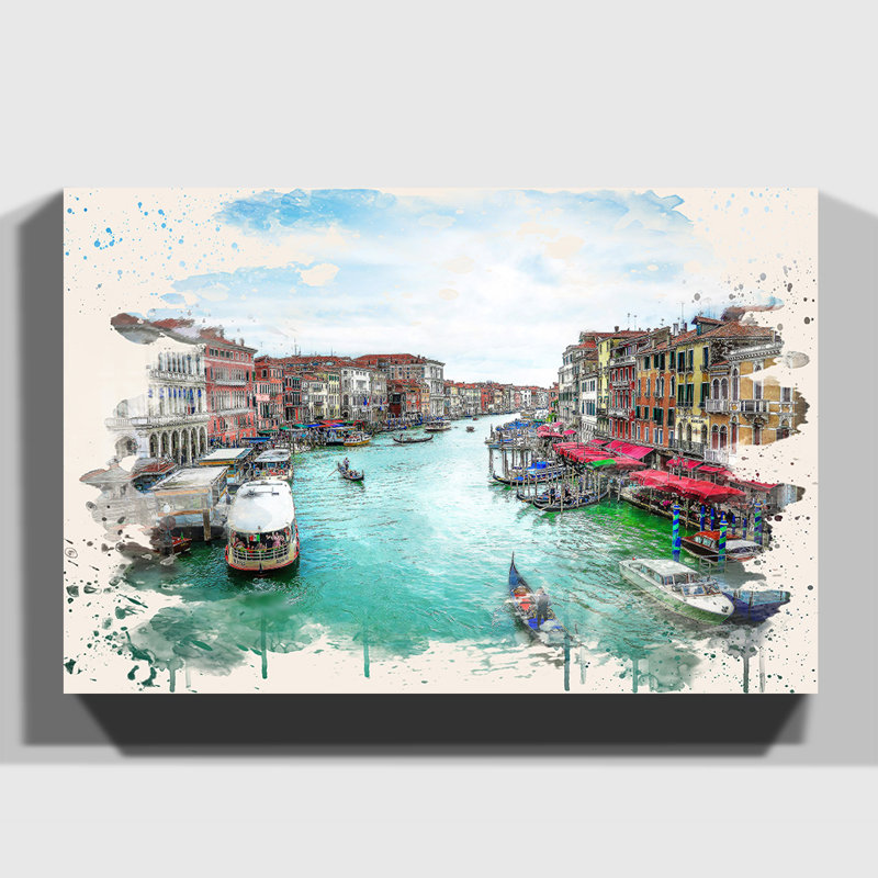 Wrapped Canvas Painting, 35cm H x 50cm W