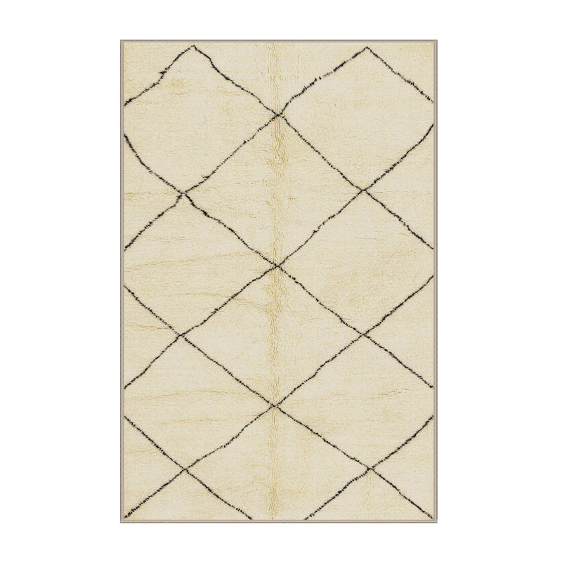 Tapis abstrait moderne 2929, Rectangle 2 pi x 3 pi