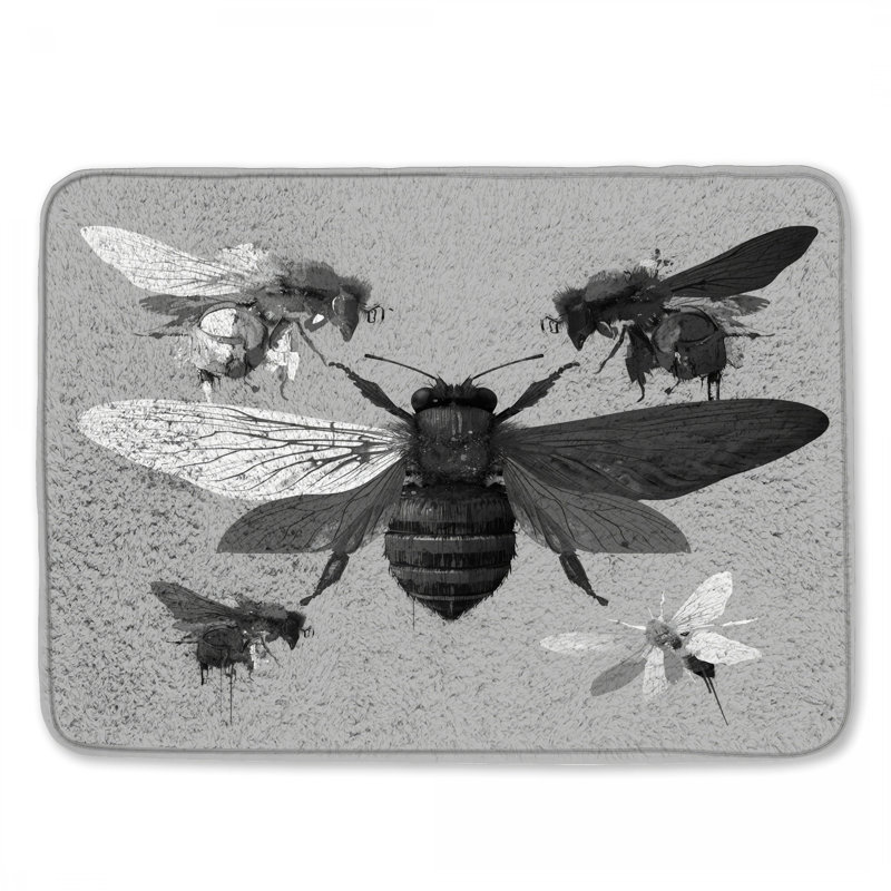 Tapis de bain détaillé, L 34 po x L 21 po
