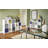6 Cube Storage Shelf Organizer Bookshelf With Back Panel, Easy Assembly, Wood, White Finish