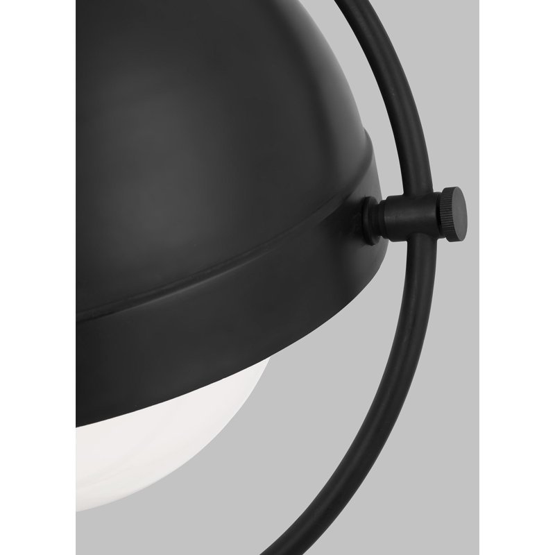 Luminaire sphère suspendu 1 lumière Caesyn, Fer vieilli, H 16,75 po x l 15,5 po x P 15,5 po