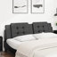 Coussin de tête de lit vidaXL en similicuir noir et blanc de 183 cm Zadar-1035415945-1035415946