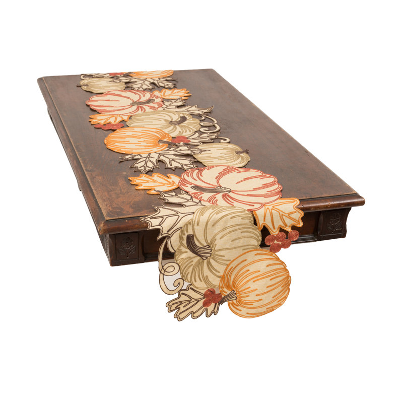 Parham Oval Thanksgiving Table Runner, 70" L x 15" W