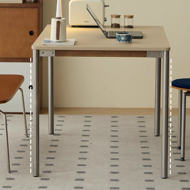 Simple and eco-friendly material rectangular table, 29.92"H x 55.11"L x 31.49"W
