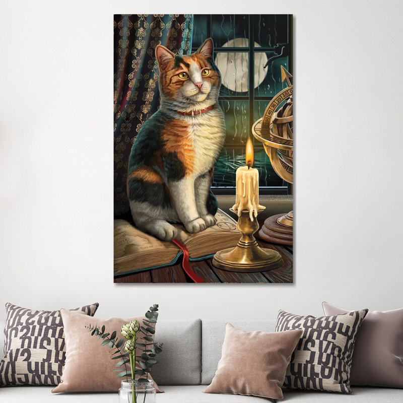« Adventure attendant » par Lisa Parker-impression d’art graphique, Toile tendue, Pas de tapis, H 60 po x l 40po x P 1,5 po