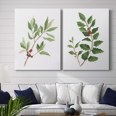 «Winter Botanical I», ensemble de 2 reproductions d'art