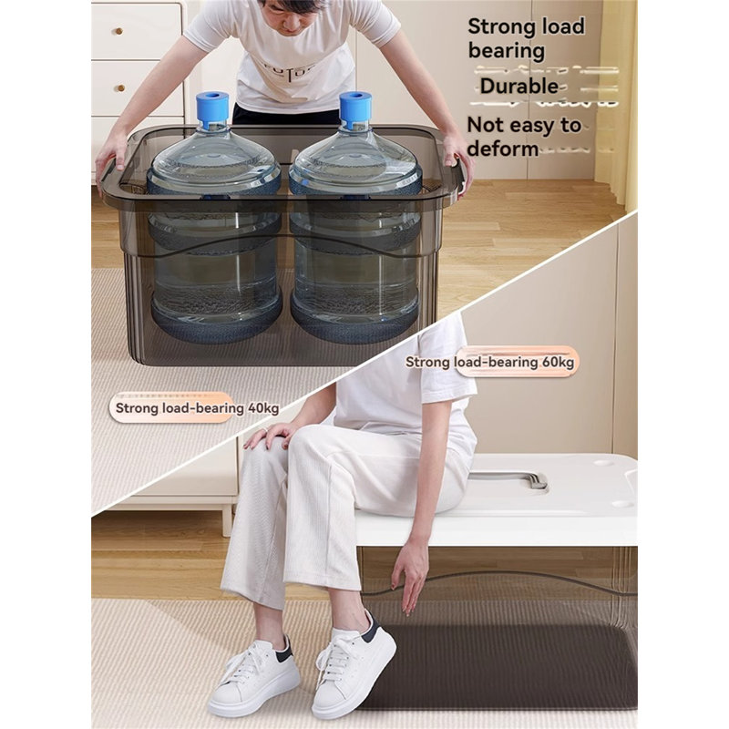 Ensemble de 12 bacs de rangement en plastique pour vêtements