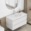 Ensemble de meuble-lavabo avec lavabo et 2 grands tiroirs