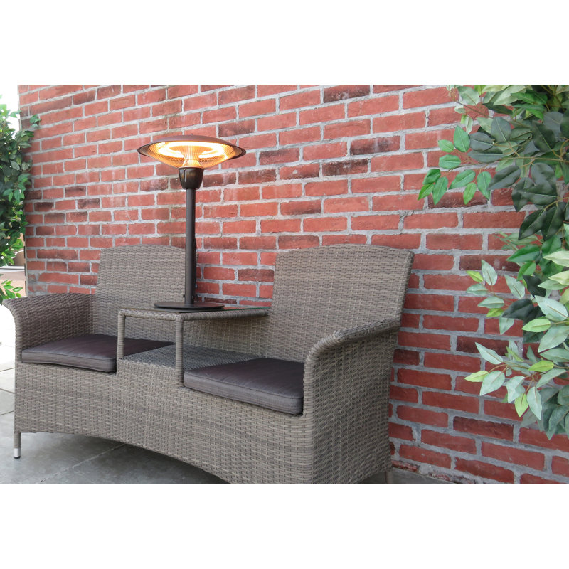 Chauffe-terrasse électrique pour table, 1500 watts