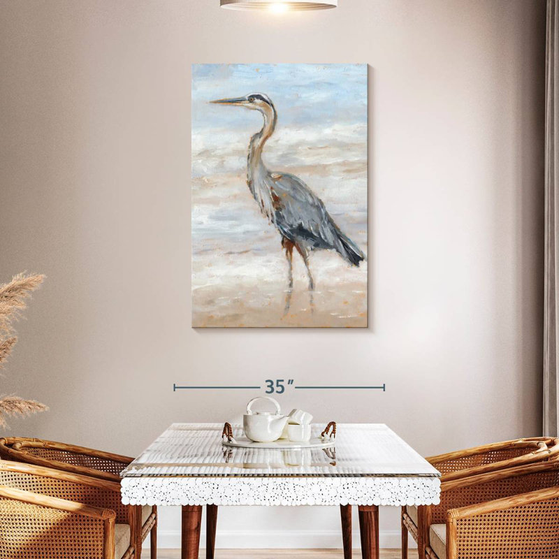 Brampt Beach Heron II, 45" H x 30" W