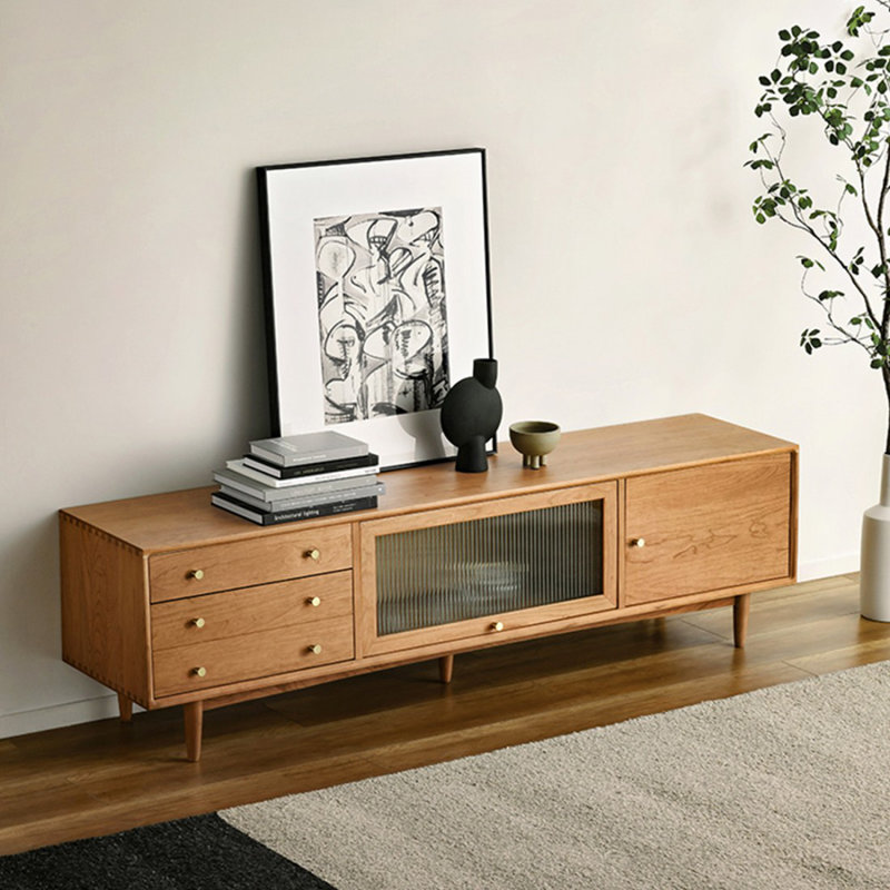 Modern Walnut Solid Wood TV Stands