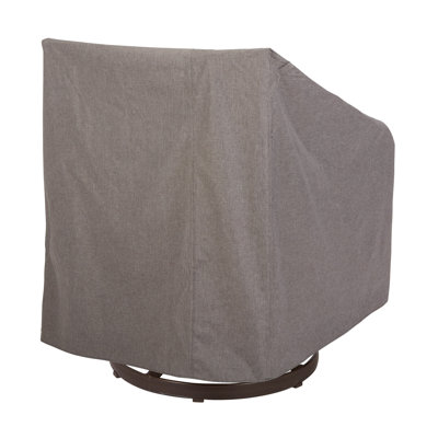 Modern Leisure Garrison Patio Lounge/Club Chair Cover, Waterproof, 35"L x 38"W x 31"H, Granite