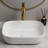 Eleen 18" X 13" White Rectangle Ceramic Countertop Bathroom Vanity Vessel Sink