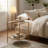 Phillippa Glass Top End Table