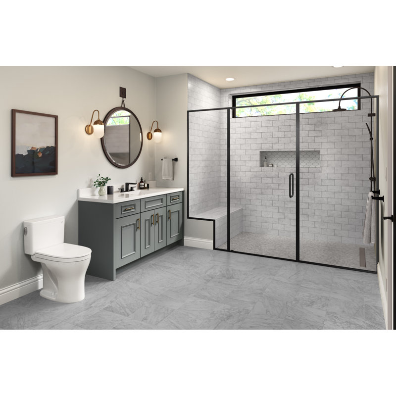 Retro™ Pearl 9" x 10" Porcelain Arabesque Mosaic Tile