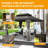 10' X 14' Hardtop Gazebo, Upgraded Metal Gazebo With Drainage System, Dual-Layer Galvanized Steel Roof, Curtain And Netting, Outdoor Shelter Canopy For Patio, Garden, And Backyard-123313107-123313115