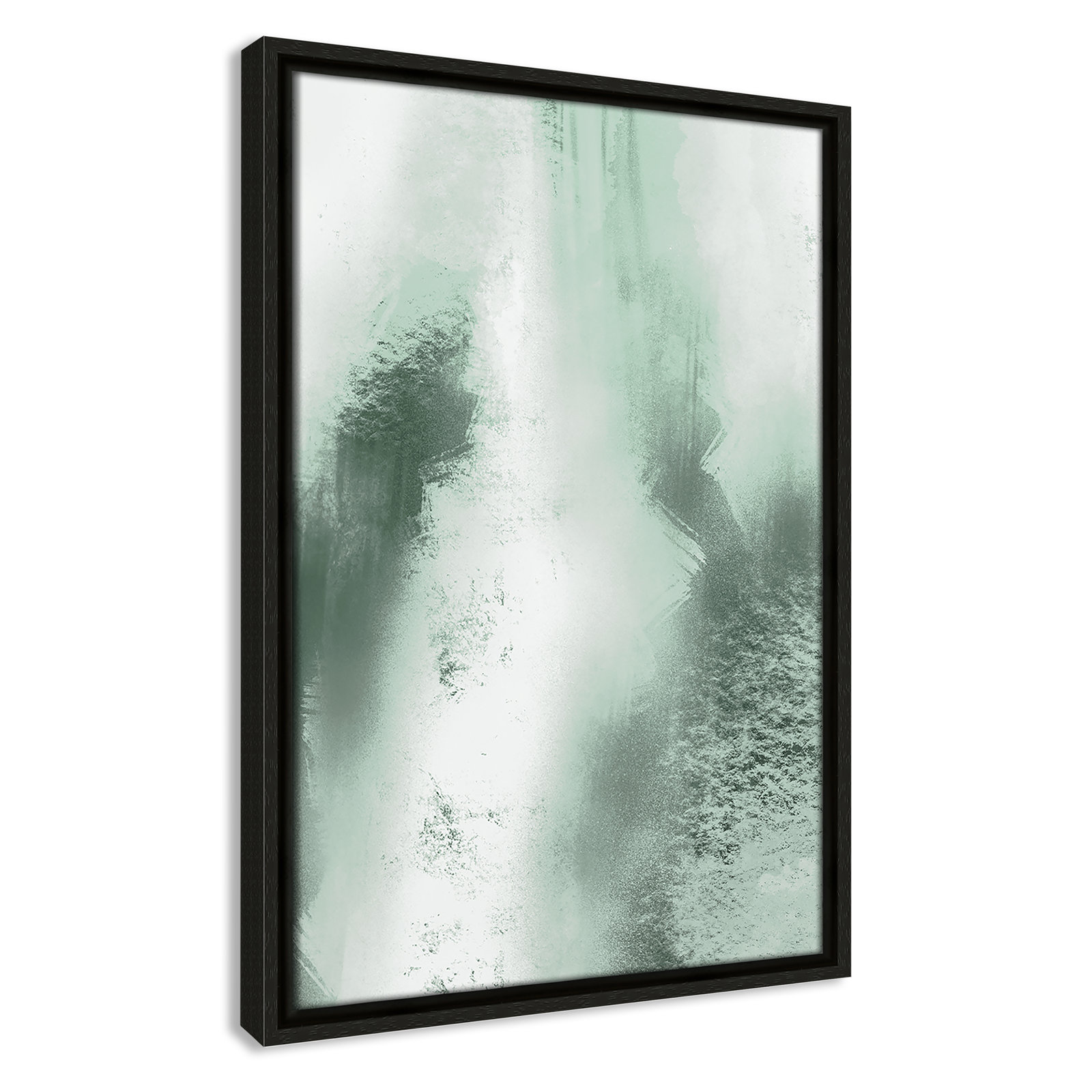 Quietude Smudges I Print by Marcus Prime, 13.5'' W x 19.5'' H, Espresso Floater