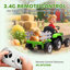 Ride-On Cars combinant éclairage à DEL et Pp vert avec Pp vert et cadre en métal et en métal