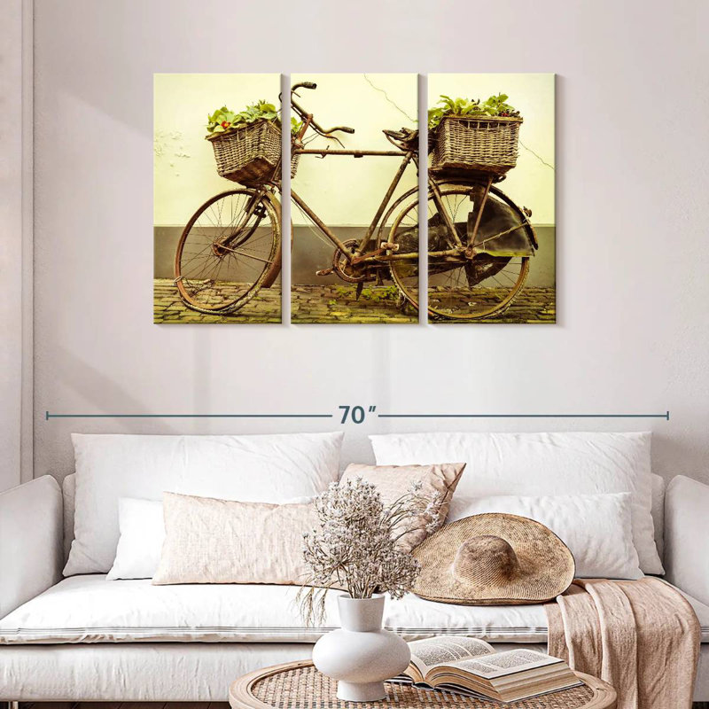Rickety Bicycle, 28" H x 45" W