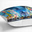 Bright Lights Of Tokyo In Abstract Square Throw Cushion-56280026-56280025