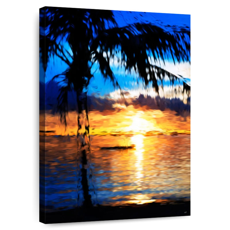 Gillard Blue Sunset Paradise, H 30 po x l 20 po