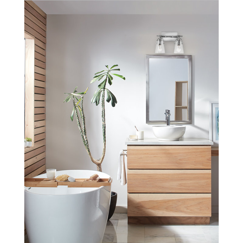 Luminaire de salle de bain 2 lumières Orb