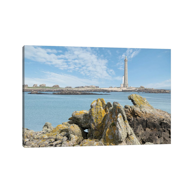 The Coastal Lighthouse by Philippe Manguin - Gallery-Wrapped Canvas Giclée on Canvas, No Frame, 20.32 cm H x 30.48 cm W