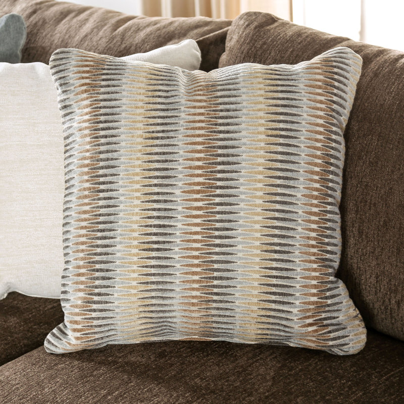 Canapé modulaire rembourré 102 po Araujo, Chenille brun