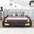 Akkie Platform Storage Bed-745550727