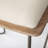 Deux Upholstered Counter Stool with Metal Frame-368541363
