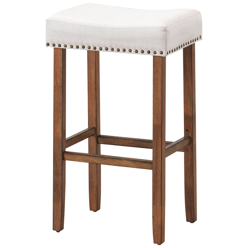 Tabouret de bar et de comptoir Kyson, Tabouret de bar (siège d'une hauteur de 29,5 po), Beige