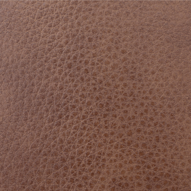 Fauteuil demi-tonneau Arabella , Cuir véritable cacao