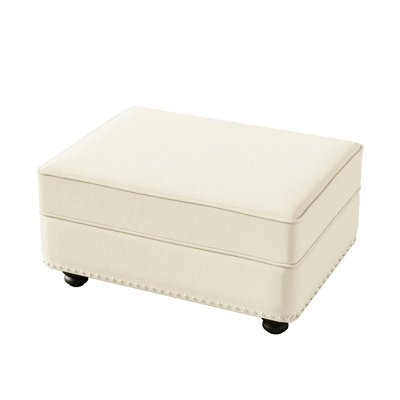 Velours beige / blanc idéal pour les salons et les bureaux, combiner avec des canapés 2 places, 3 places, une peau douce, une éponge haute densité, du bois massif stable, un assemblage simple, une structure