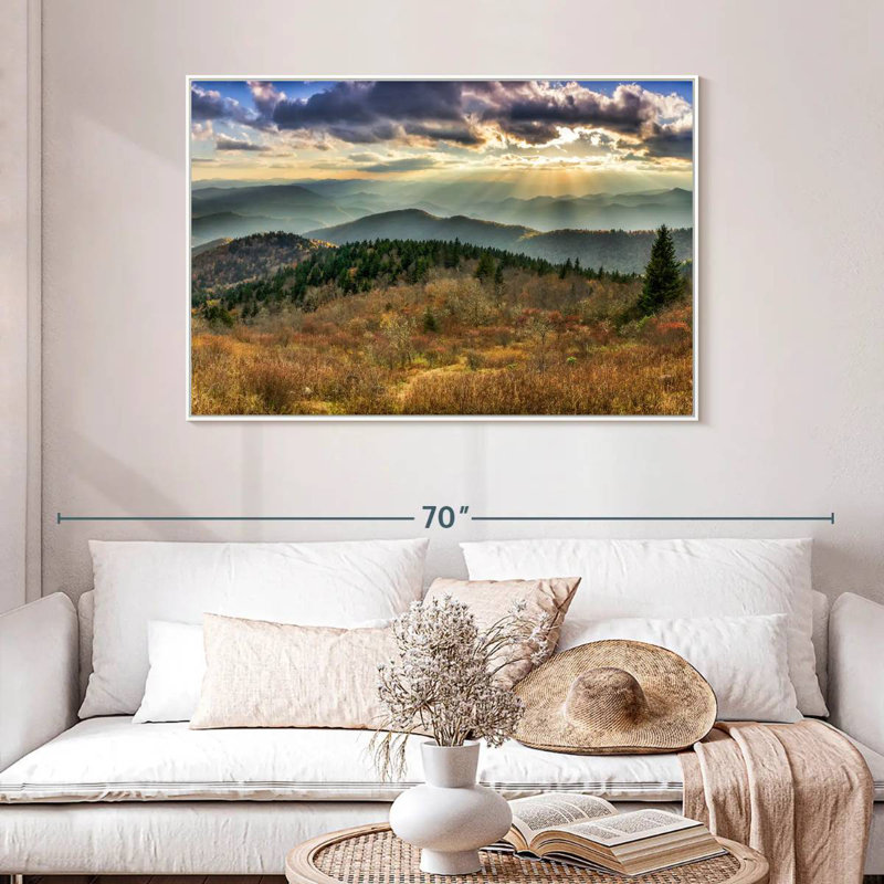 Parc national des Great Smoky Mountains, Cadre flottant blanc, 46 po x 31 po