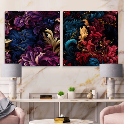 Leandre - Abstract Acrylic Wall Art Glass Set Of 2